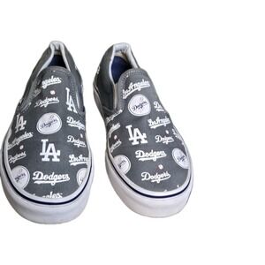 Vans Classic Slip On MLB Los Angeles Dodgers Slip-On Shoes Women 8.5 Men 7